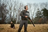 Harkila Jarne Shooting L/S Shirt, kolor: Dark Olive