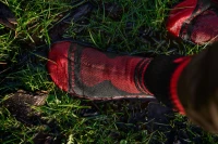 Harkila Waterproof Sock, kolor: Red/Black