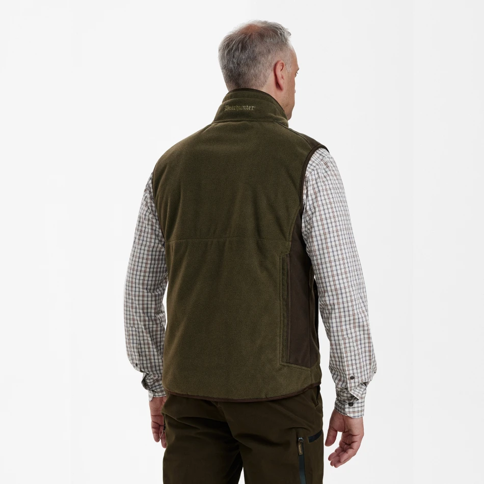 Gamekeeper Bonded Fleece Waistcoat, kolor: 371 - Graphite Green Melange