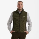 Gamekeeper Bonded Fleece Waistcoat, kolor: 371 - Graphite Green Melange