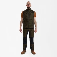 Mossdale Quilted Waistcoat, kolor: 361 - Forest Green - 3