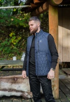 Mossdale Quilted Waistcoat, 785 - Dress Blues - 3
