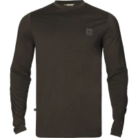 Harkila Base All Season L/S T-Shirt, kolor: Shadow Brown