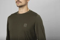 Harkila Base All Season L/S T-Shirt, kolor: Willow Green