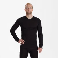 Quinn Merino Undershirt, kolor: 992 - Black Oak