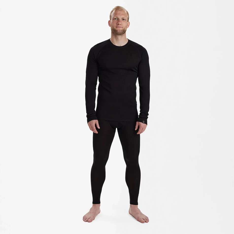 Quinn Merino Undershirt, kolor: 992 - Black Oak