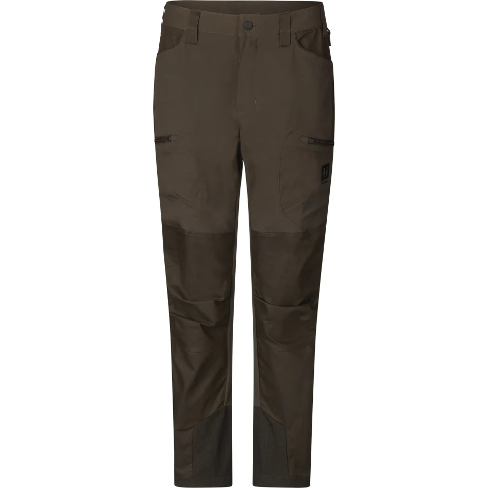 Harkila Runa Trousers Women, kolor: Slate Brown/Willow Green