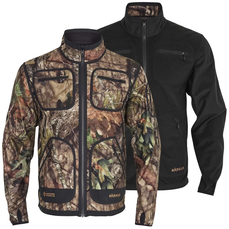 Harkila Mossy Kamko WSP Fleece Jacket, kolor: Mossy Oak Brak up Country/Black