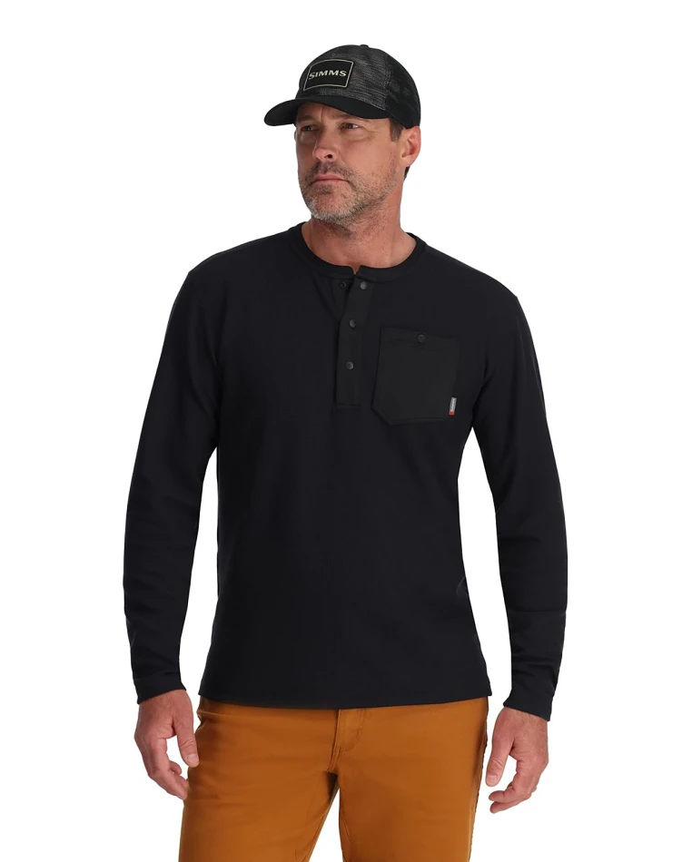 Highline Henley, kolor: 001 - Black