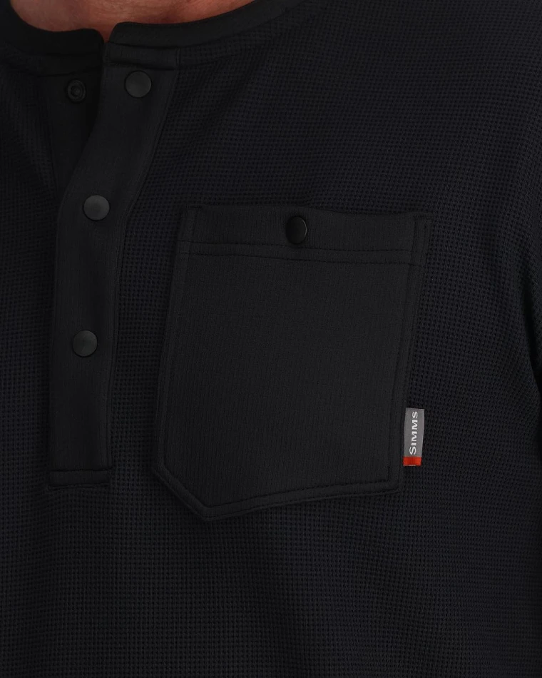 Highline Henley, kolor: 001 - Black