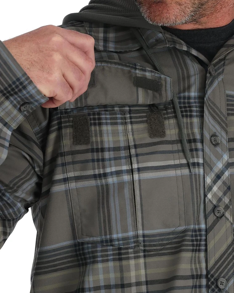 Coldweather Hoody, kolor: 1272 - Gunmetal Neo Plaid