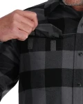 Gallatin Flannel Shirt, kolor: 1209 - Slate Buffalo Check