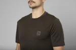 Harkila Base All Season S/S T-Shirt, kolor: Shadow Brown