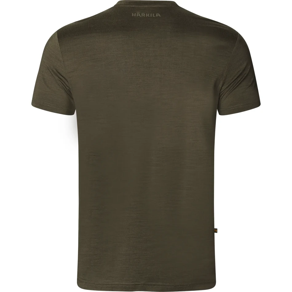 Harkila Base All Season S/S T-Shirt, kolor: Willow Green