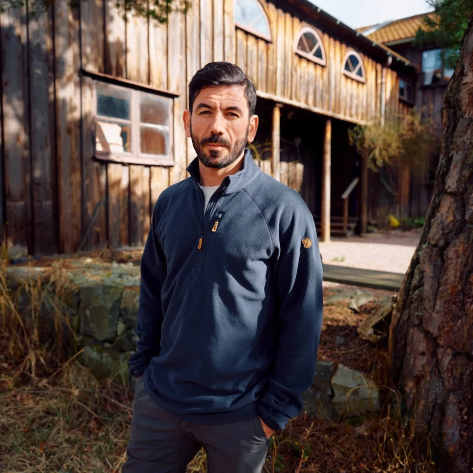 Fjallraven Ovik Lite Fleece Half Zip, kolor: 555 - Dark Navy