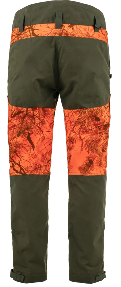 Drev Hybrid Trousers, kolor: 662-261 - Deep Forest-Orange Multi Camo