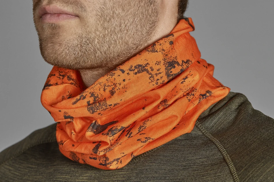 Seeland Neck Gaiter 2-pack, kolor: Pine green/InVis orange blaze