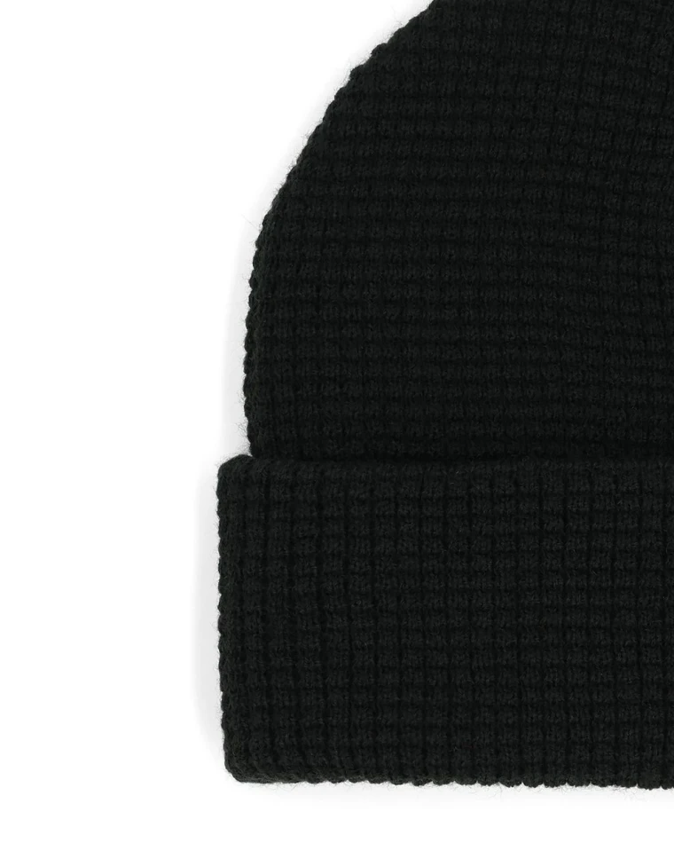 Everyday Waffle Knit Beanie, kolor: 001 - Black