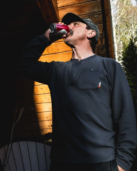 Highline Henley, kolor: 001 - Black