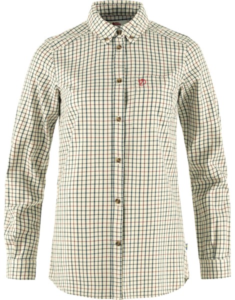 Fjallraven Sormland Lite Flannel Shirt W, kolor: 113-555 - Chalk White-Dark Navy