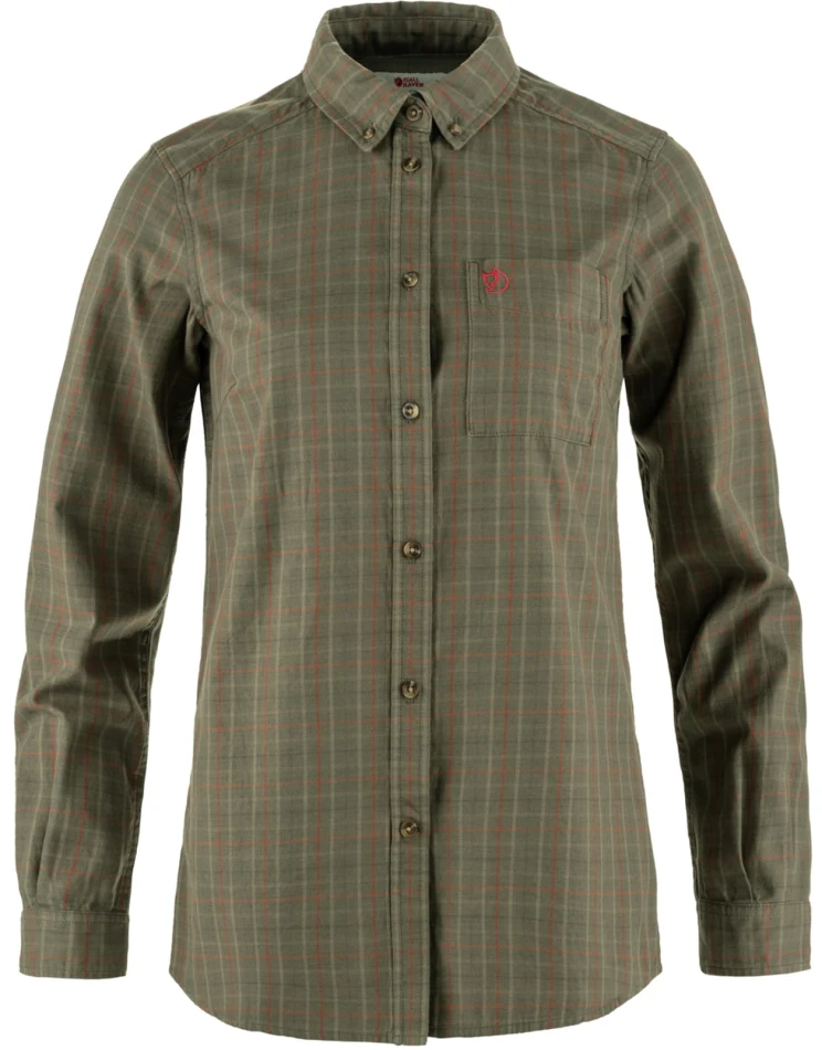 Fjallraven Sormland Lite Flannel Shirt W, kolor: 625-622 - Laurel Green-Light Olive