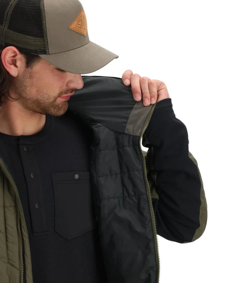 Fall Run Hybrid Hoody, kolor: 1068 - Smokey Olive