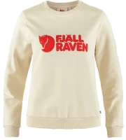 Fjallraven Logo Sweater W, kolor: 113-214 - Chalk White-Flame Orange