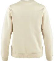Fjallraven Logo Sweater W, kolor: 113-214 - Chalk White-Flame Orange