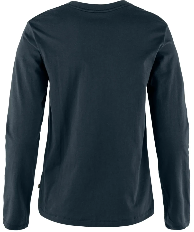 Fjallraven 1960 Logo T-shirt LS W, kolor: 555 - Dark Navy
