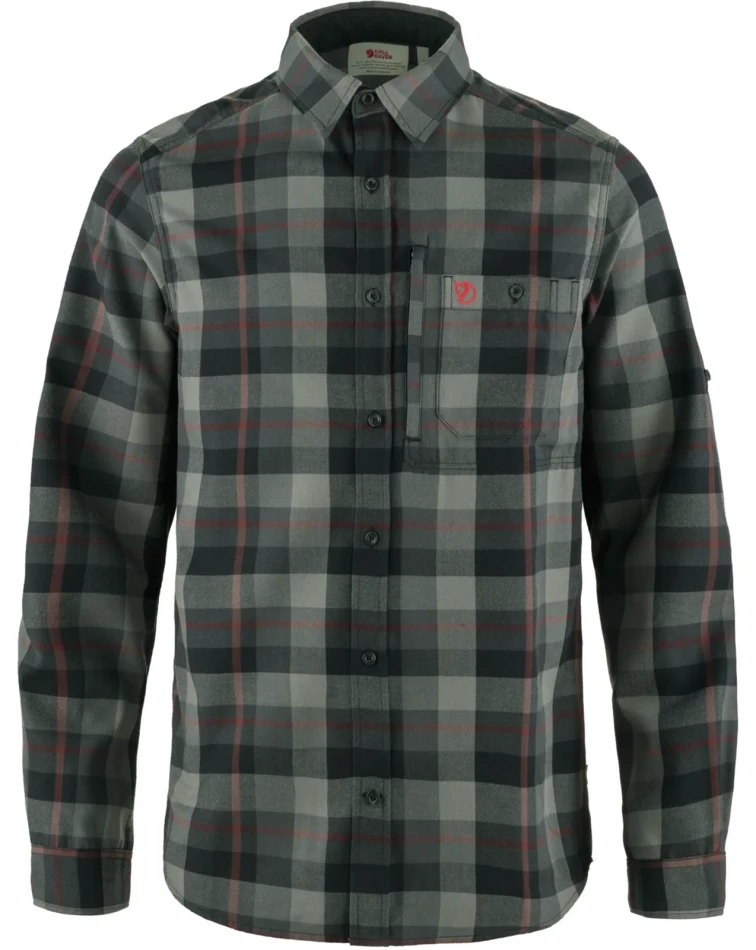 Fjallraven Fjallglim Shirt, kolor: 550-020 - Black-Grey