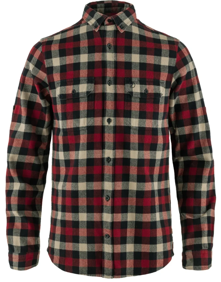 Fjallraven Skog Shirt, kolor: 555-320 - Dark Navy-Red