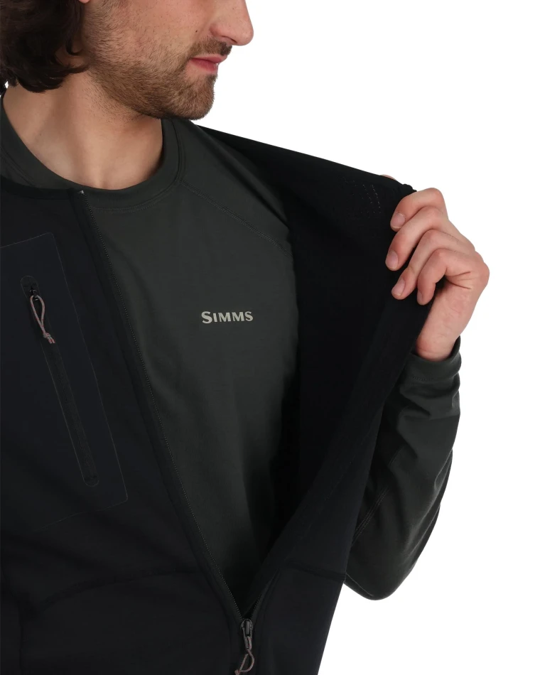 Fleece Midlayer Bib, kolor: 001 - Black - zdjęcie poglądowe
