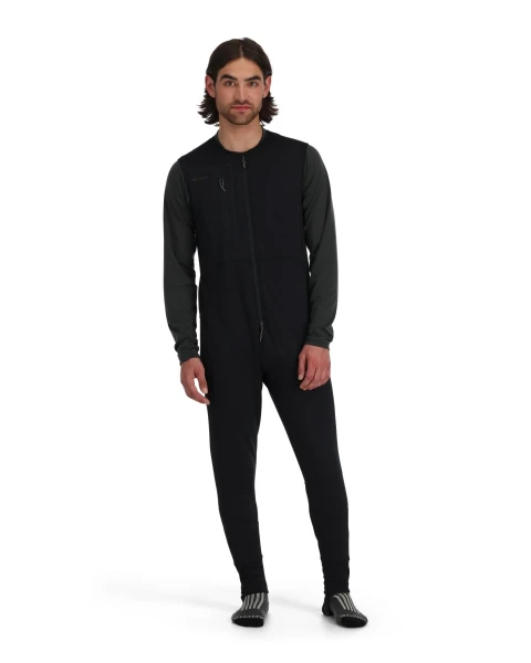 Fleece Midlayer Bib, kolor: 001 - Black - zdjęcie poglądowe