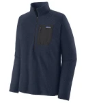 Men's R1 Air zip-Neck, kolor: New Navy