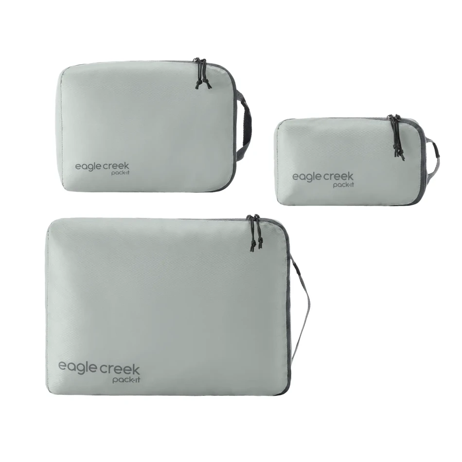Eagle Creek Isolate Pack It Cube Set XS/S/M, kolor: Storm Grey