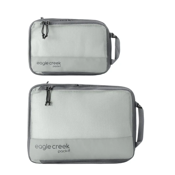 Eagle Creek Reveal Compression Cube Set, kolor: Storm Grey