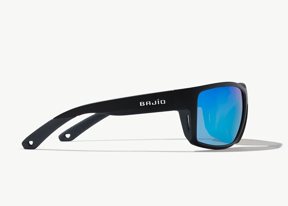 Bales Beach Matte Black Glass, kolor: Blue Mirror