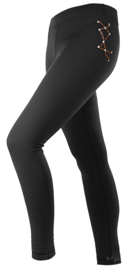 legginsy termoaktywne Graff 900-1 D, kolor: czarny