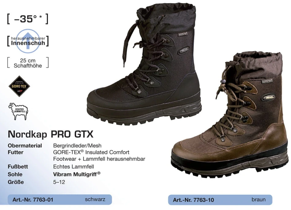 Meindl Nordkap Pro GTX.