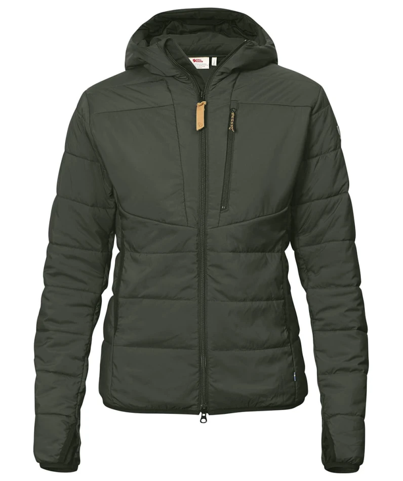 Fjallraven Keb Padded Hoodie W, kolor: 662 - Deep Forest
