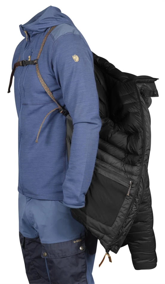 Fjallraven Keb Expedition Down Jacket, kolor: 018-550 - Stone Grey-Black
