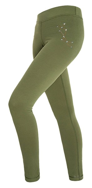 legginsy termoaktywne Graff model: 914-D kolor: oliwkowy