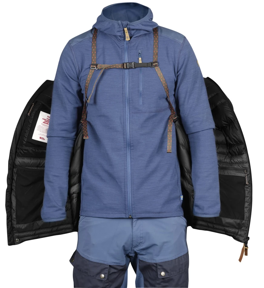 Fjallraven Keb Expedition Down Jacket, kolor: 018-550 - Stone Grey-Black