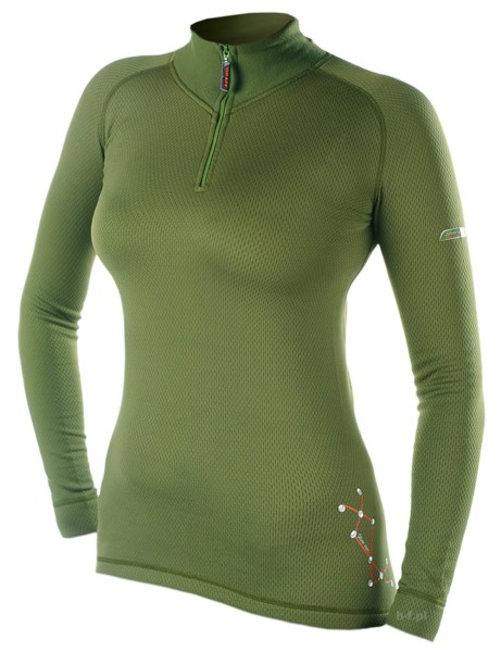 golf termoaktywny Graff 902-D, kolor: oliwka