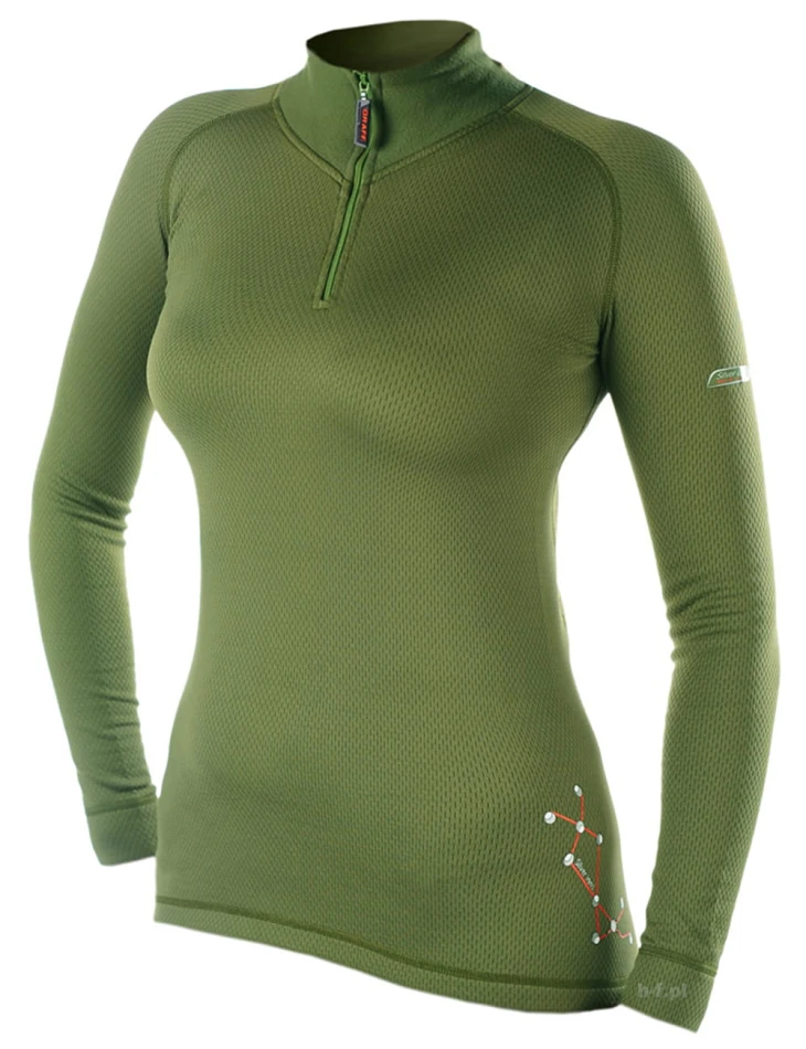 golf termoaktywny Graff 902-D, kolor: oliwka
