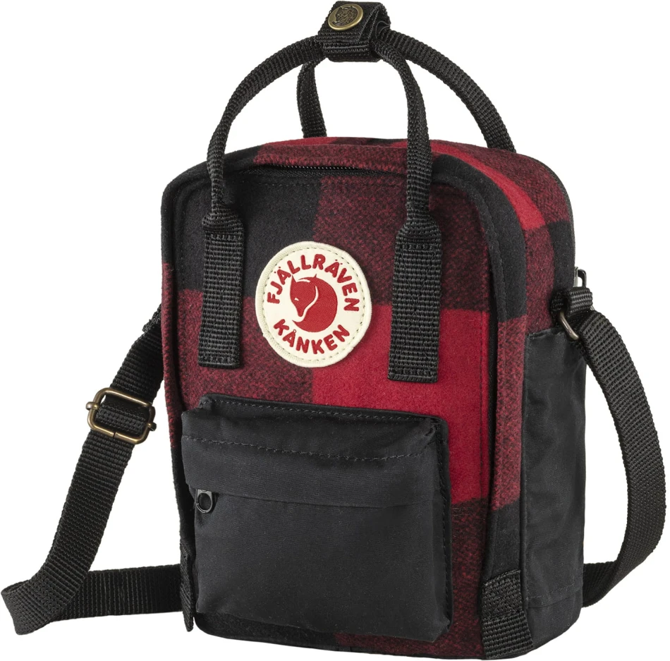 Kanken Re-Wool Sling, kolor: 320-550 Red/Black