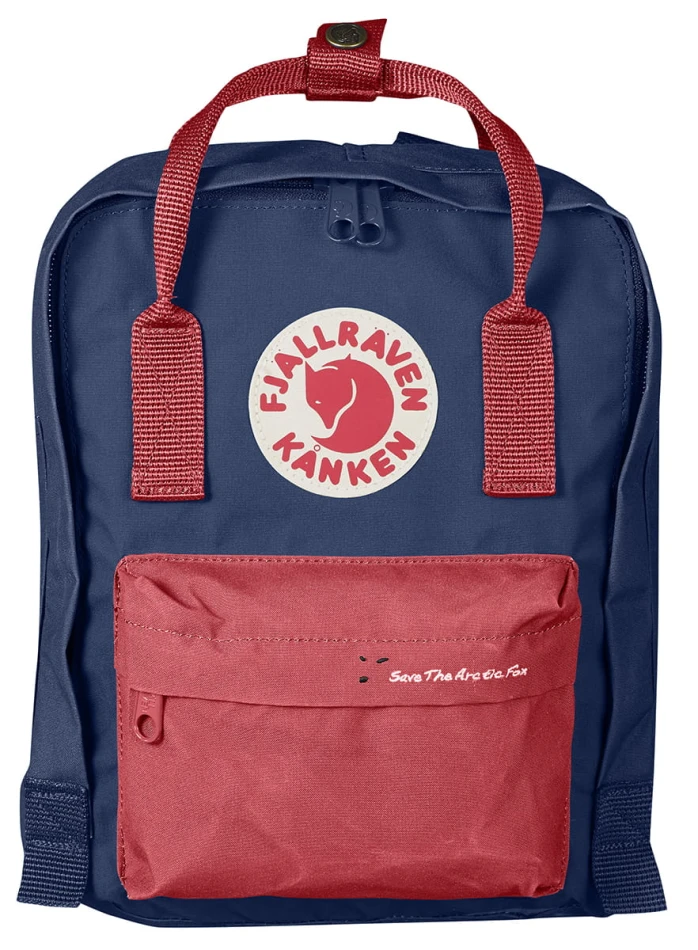 Kanken Save The Arctic Fox Mini, kolor: 540-319 Royal Blue-Peach Pink