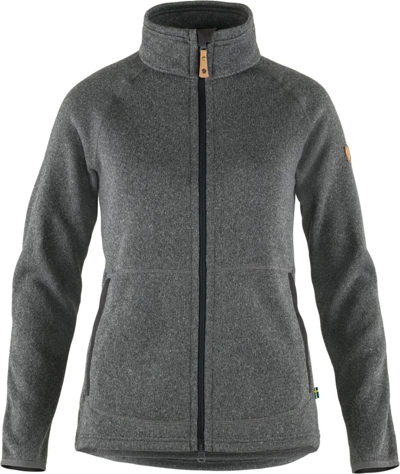 Ovik Fleece Zip Sweater W, kolor: 030 - Dark Grey