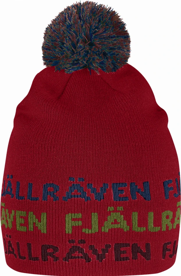 Fjallraven Kids Ovik Pom Hat, kolor: 325 - Deep Red
