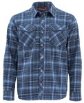 Gallatin Flannel Shirt, kolor: 501 - rich blue plaid